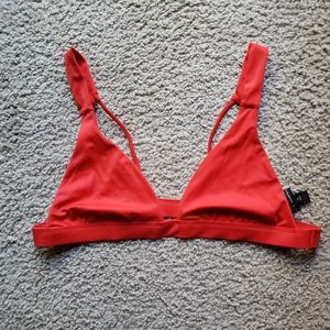 PacSun LA Hearts Red Bikini Bra Top